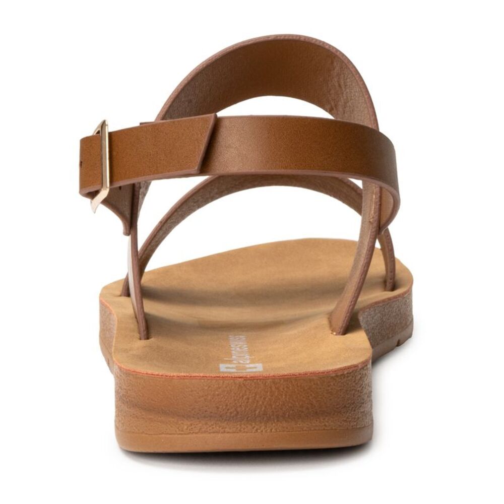 Alpine Swiss Beth Womens Flat Sandals Two Strap Buckle Slides Comfortable Summer - Picture 7 of 7